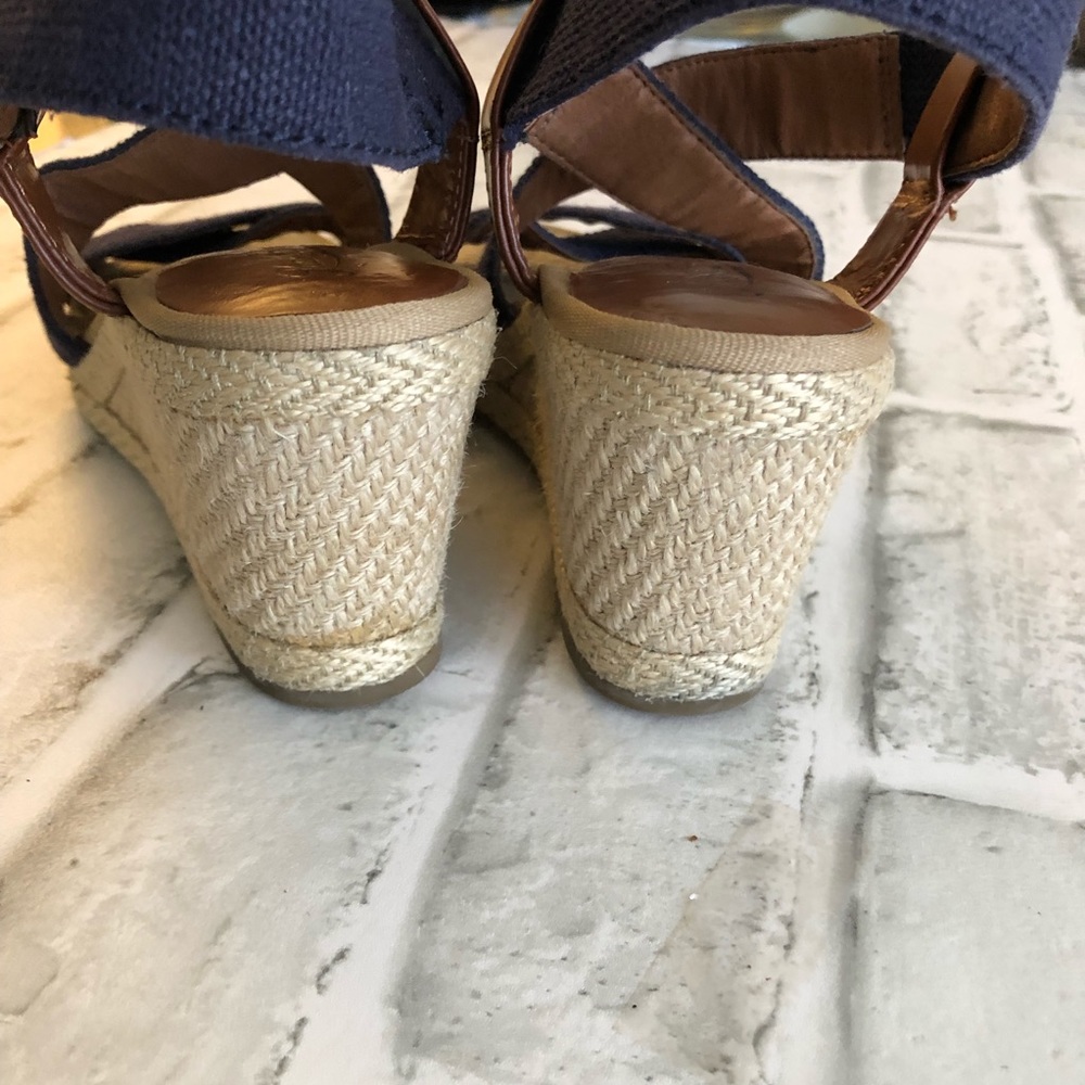 Lucky Brand denim wedges Sz 6 1/2 - Picture 5 of 5